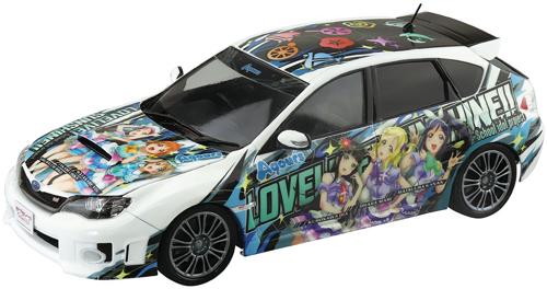 激レア　とある科学の超電磁砲コラボ　スバル インプレッサ WRX 痛車プラモデル とある科学の超電磁砲 / スバル インプレッサ WRX STI