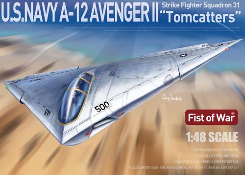 1/48 アメリカ海軍 A-12 アベンジャーII VF-31 トムキャッターズ