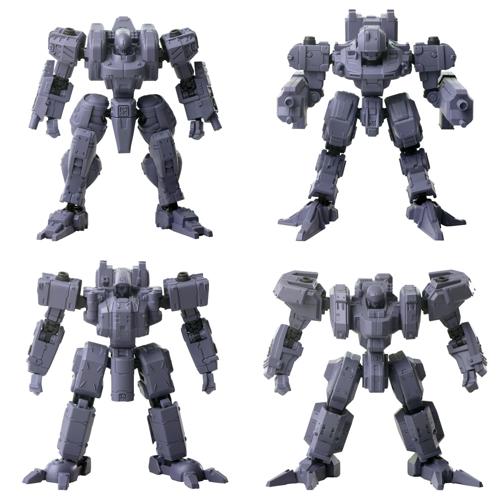 フロントミッション ストラクチャーアーツ 1/72 スケール プラスティック モデルキット シリーズ　アディショナルセレクション Vol.2（全4種BOX＋初回生産BOX特典同梱）【1BOX4個入り】