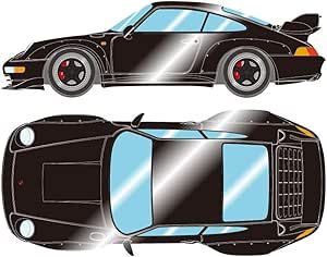 VM114J VISION 1/43 Porsche 911 （993） GT2 Street 1996 メタリックブラック（ブラックホイール）｜ツルマイ模型