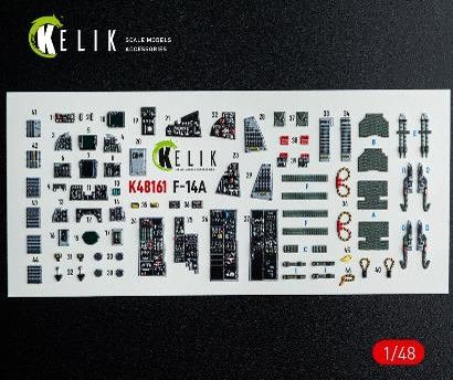 1/48 F-14A 内装3Dデカール (グレートウォール用) 5,714円