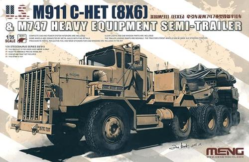 MENSS-013 モンモデル 1/35 アメリカ M911（8x6）戦車運搬トラック＆M747トレーラーセット｜ツルマイ模型 17,325円