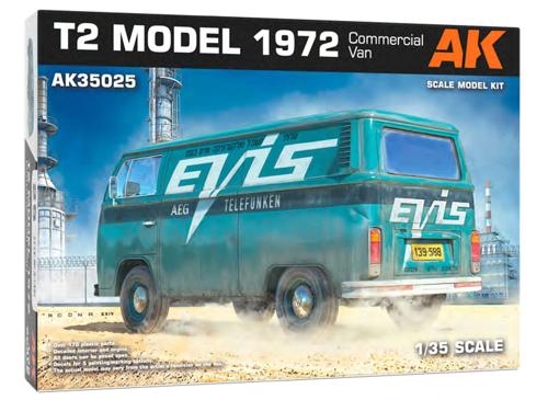 1/35 1972 ワンボックスカー 商用バン｜ツルマイ模型