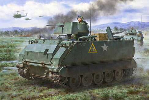 1/16 米軍 M113A1 装甲兵員輸送車/M113A1 ACAV ｢2 in 1｣｜ツルマイ模型