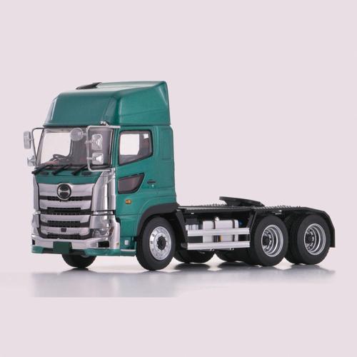 1/50 日野プロフィアSS 6&times;4 ハイルーフ ターコイズメタリック 現行モデル｜ツルマイ模型