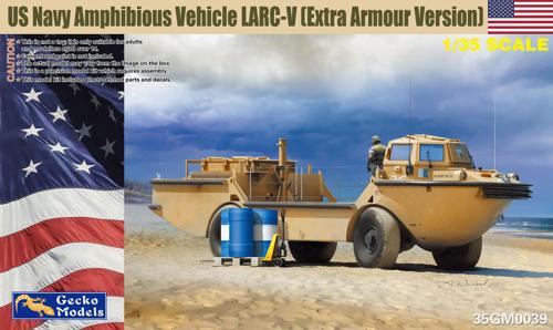 GEC35GM0039 ゲッコーモデル 1/35 LARC-V 米海軍 水陸両用貨物 輸送車 （現用/追加装甲バージョン）｜ツルマイ模型