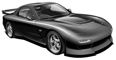ホットワークス　1/24 ミニカー MAZDA SPEED マツダ　RX-7 ホットワークス 1/24 ミニカー MAZDA SPEED マツダ RX-7 - メルカリ