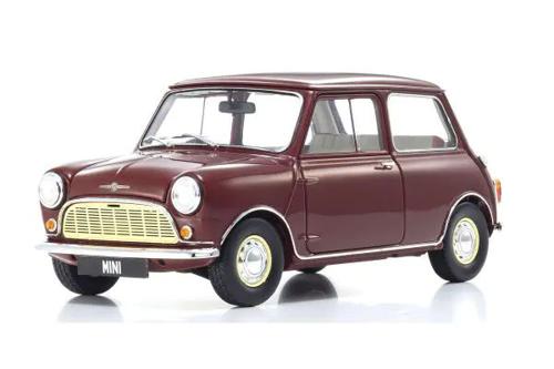 KS08964R KYOSHOオリジナル 1/18 モーリス ミニ Mk.1 1959 （チェリーレッド）