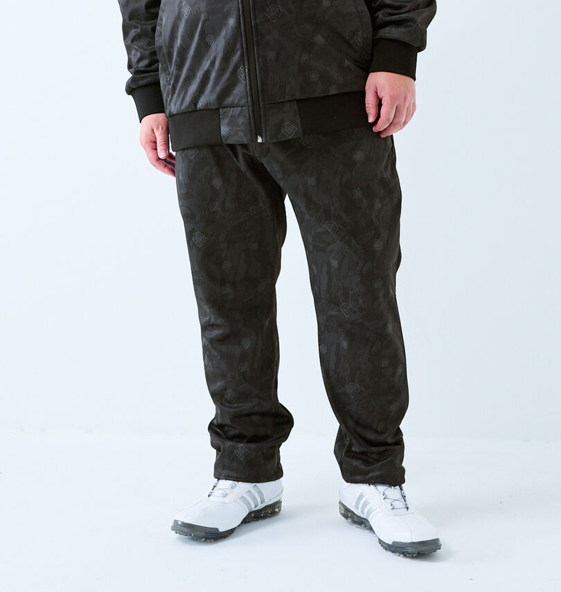 FILA GOLF 大きいサイズ メンズ ボンディングパンツ ゴルフパンツ 暖パン ブラック 100 105 110 115 120 130｜大きいサイズのメンズ服 ミッド