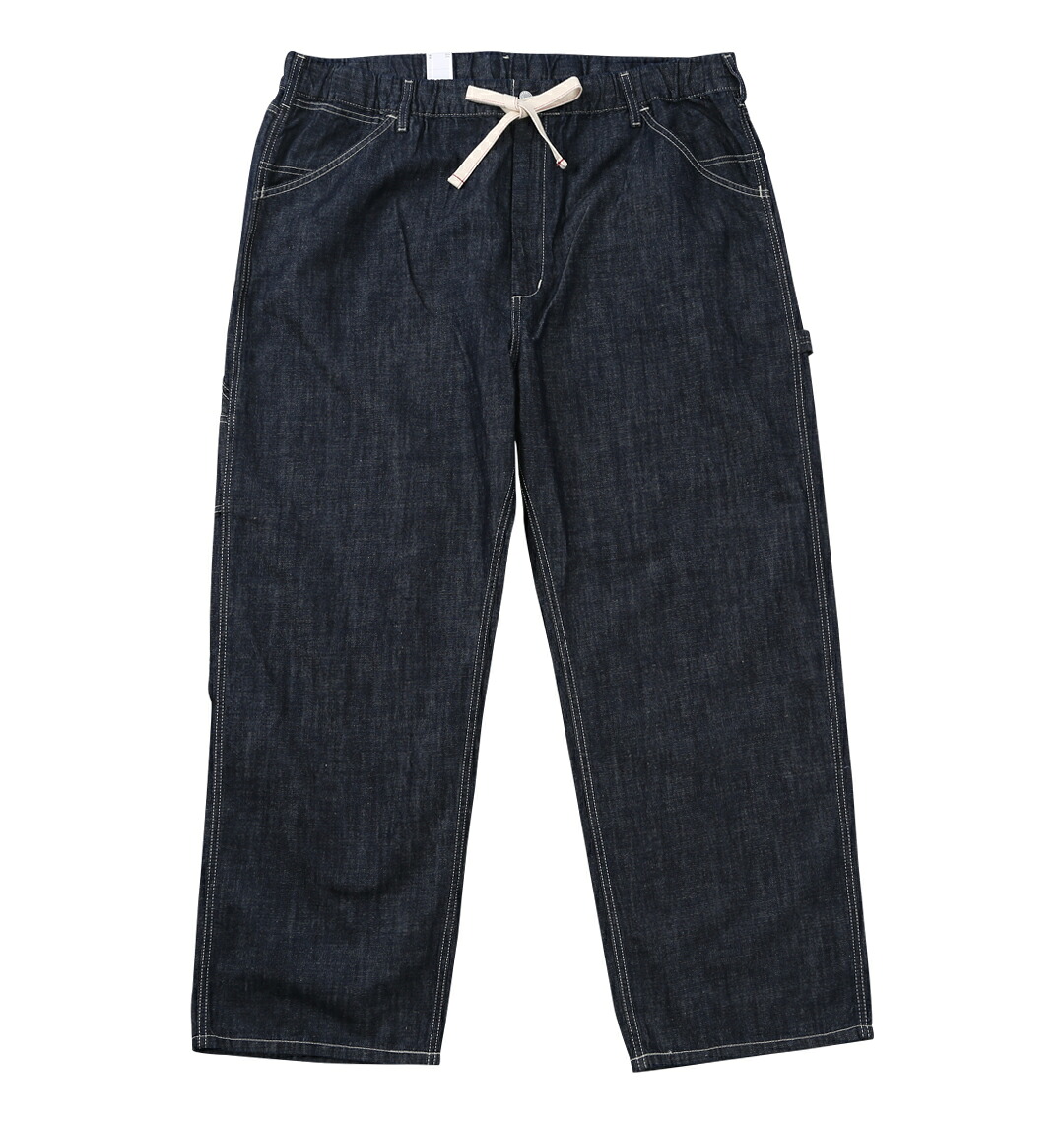 【新商品】EDWIN 大きいサイズ メンズ デニムイージーペインターパンツ ワンウォッシュ 3L 4L 5L｜大きいサイズのメンズ服 ミッド