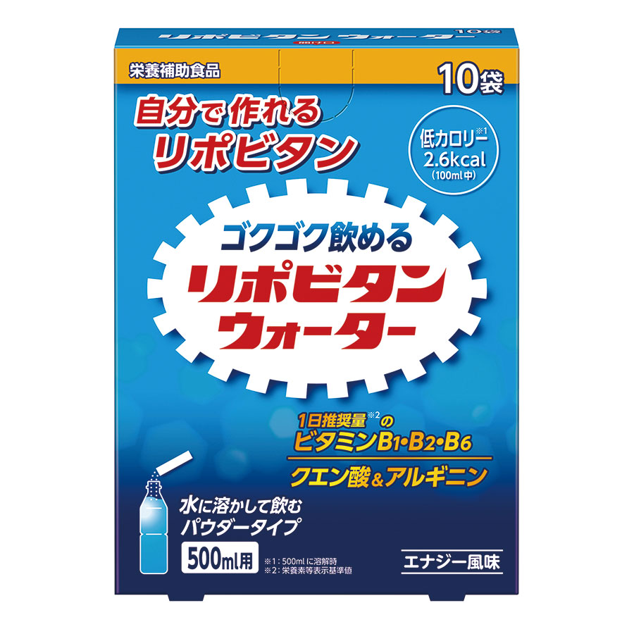 大正製薬 熱中対策 リポビタンウォーター 500mL用 300袋(10袋&times;5個/6小箱入）｜ミドリ安全　店