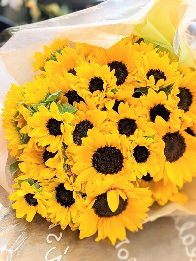 特別セール品 ひまわり花束 誕生日 ひまわりの花束 夏 花束向日葵 父の日 花 ひまわり 花束 Fucoa Cl