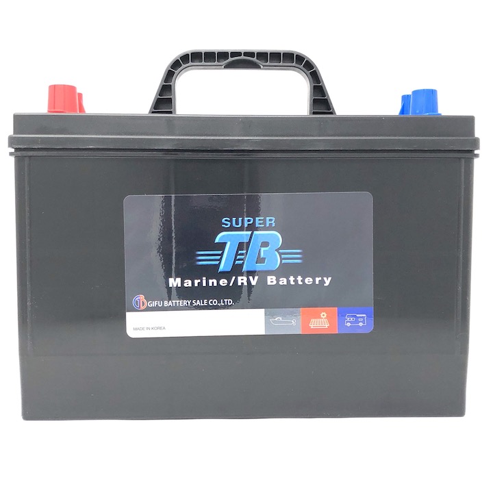 MR31 バッテリー マリン用 RV用 新品 岐阜バッテリー販売 SUPER TB 船舶 ボート エレキ キャンピングカー 電動ウィンチ 補水不要 メンテナンスフリー サイクル使用 大容量 100Ah CCA850 デュアル端子 上がり対策|クラピア・観葉植物専門店ミドリス