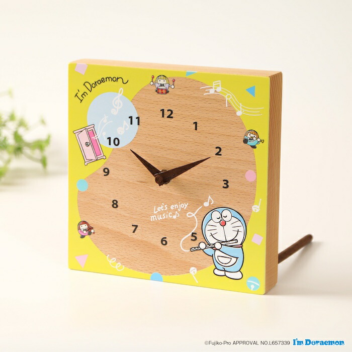 楽天市場】置き時計 木製 アイムドラえもん ウインク