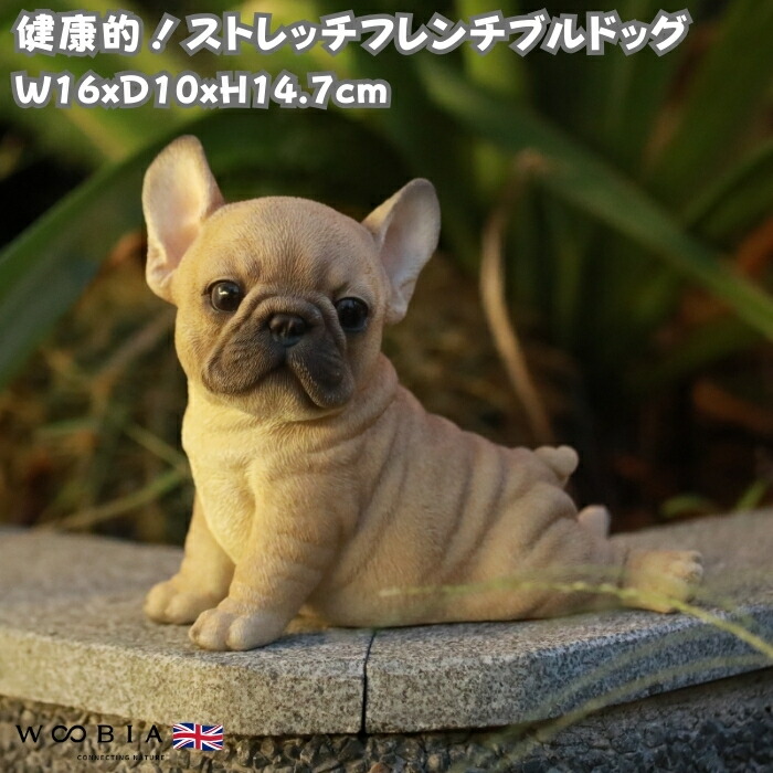 楽天市場】フレンチブルマスコットオブジェ【with ボーン】木製