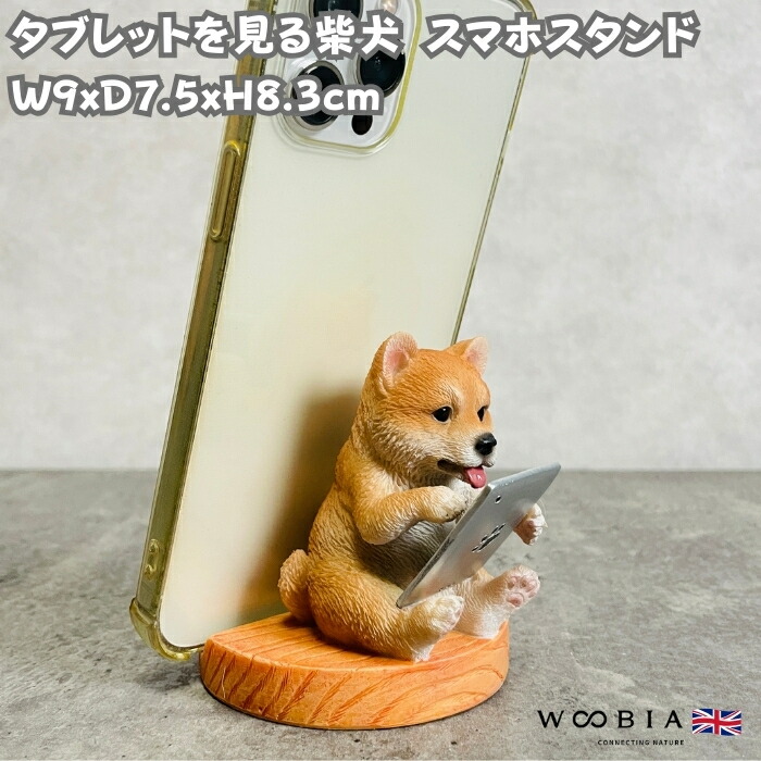 楽天市場】スマホスタンド テレビを見るフレンチブルドッグ woobia