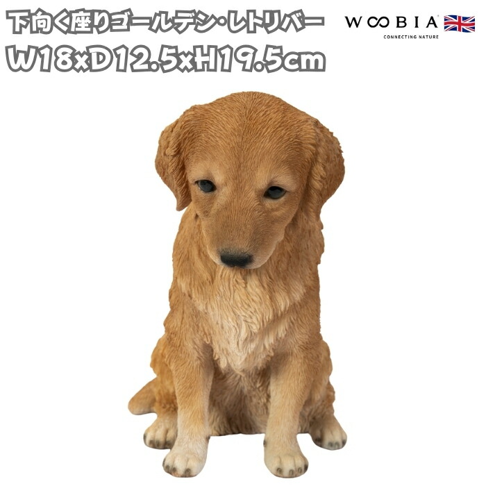 楽天市場】ゴールデンレトリバー 犬 オブジェ オーナメント ガーデン