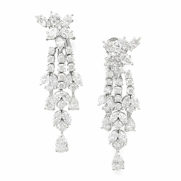 楽天市場】【緑屋質屋】ハリーウィンストン クラスターブローチ アクア