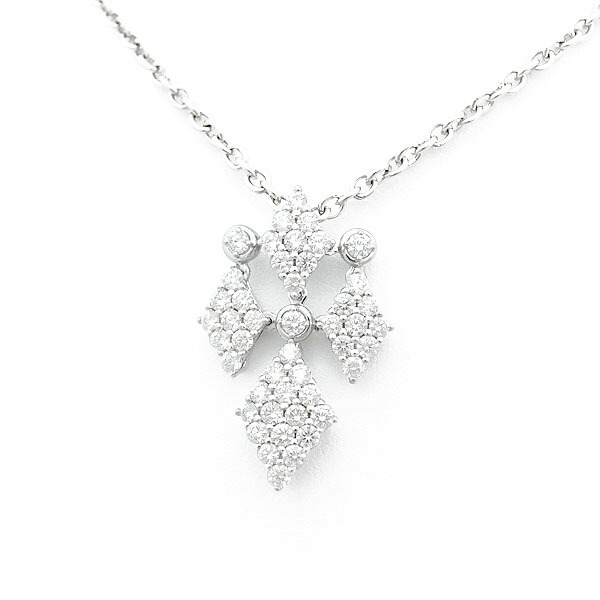 【緑屋質屋】ピキョッティ(PICCHIOTTI) ダイヤモンド ネックレス 2.17ct K18WG【中古】