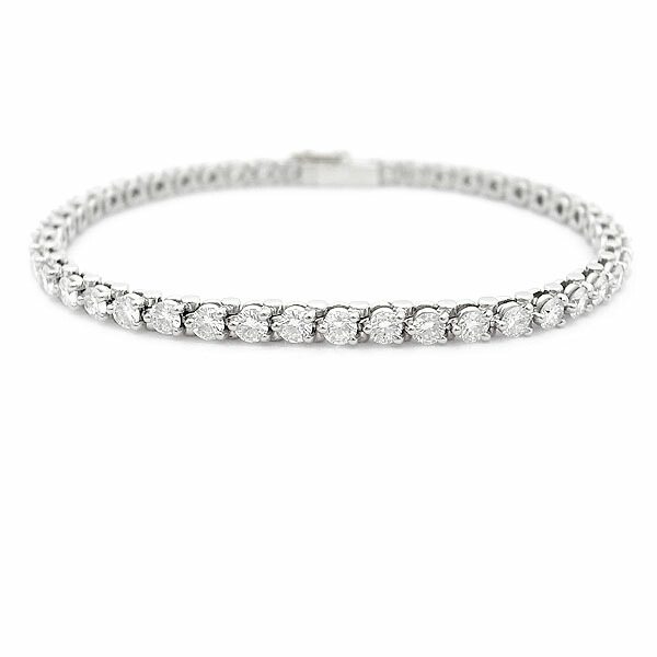 4℃　Pt850 ダイヤモンド　2連　ブレスレット 楽天市場】【7.0ct】Pt850 ダイヤモンド テニス ブレスレット【送料