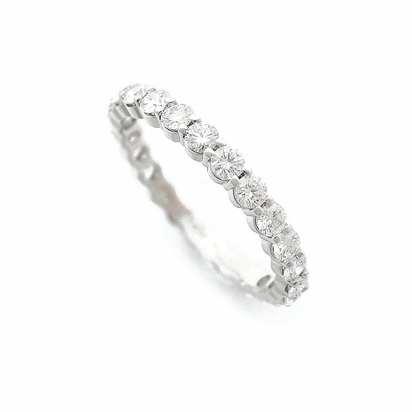 楽天市場】ミキモト ダイヤモンド 0.75ct ハーフエタニティー リング