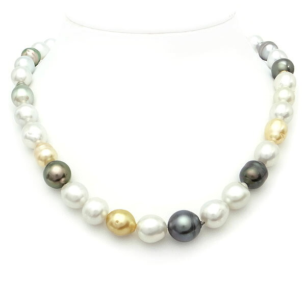 【超美品】ミキモト南洋バロックパールネックレス73cmk18 MIKIMOTO - 【超美品】ミキモト南洋バロックパールネックレス73cmk18の