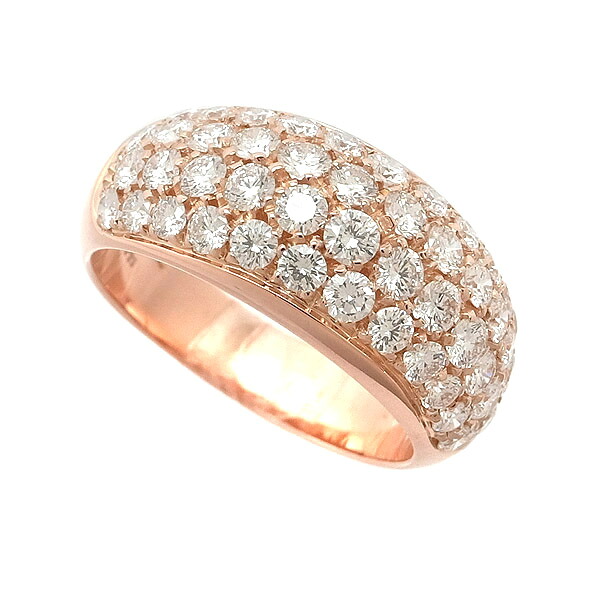 【緑屋質屋】ピキョッティ(PICCHIOTTI) パヴェダイヤ リング 1.44ct K18PG【中古】