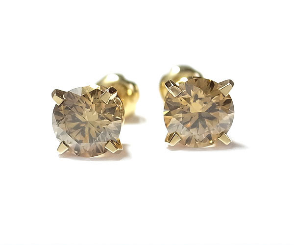 【楽天市場】【緑屋質屋】柏圭(カシケイ) ソリティアダイヤピアス 0.75ct 0.75ct 定価71万円【中古】：質 緑屋