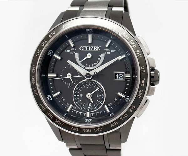 楽天市場】【緑屋質屋】シチズン アテッサ BY0045-66F ワールドタイム