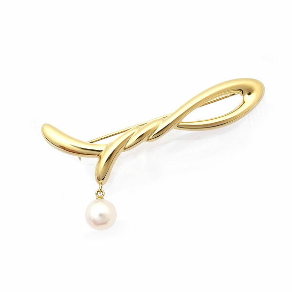 楽天市場】MIKIMOTO / ミキモト パールブローチ K18YG 5.8~6.0mm 