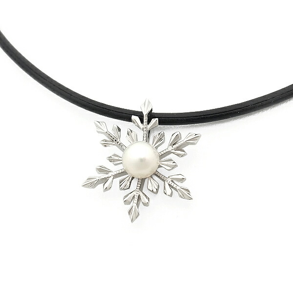 楽天市場】MIKIMOTO ミキモト スノーフレーク パール ネックレス SV925