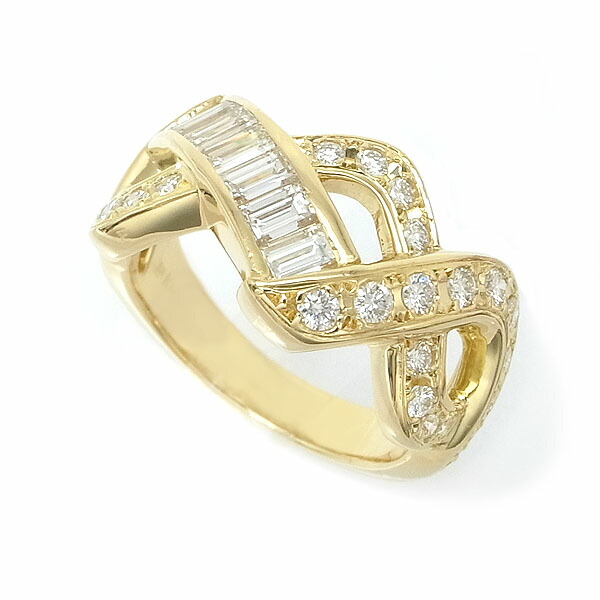 楽天市場】【緑屋質屋】ミキモト ダイヤモンド リング 0.47ct