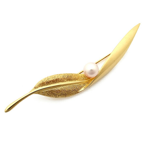 楽天市場】ミキモト ブローチ レディース リーフモチーフ 11Pパール