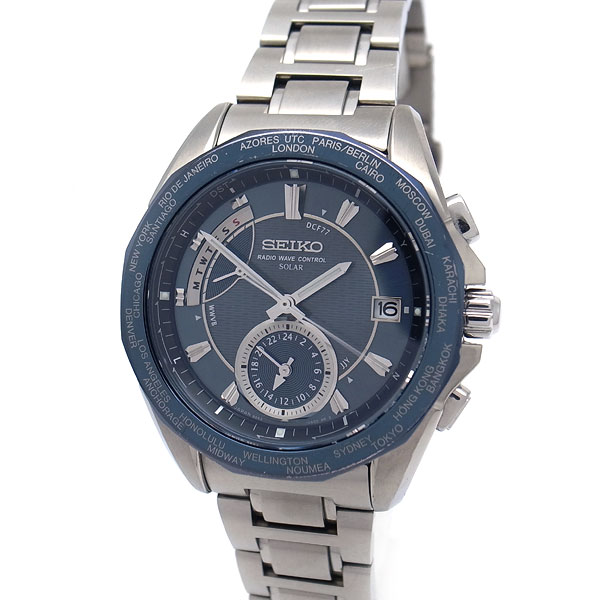 SEIKO セイコー　ブライツ　デイト　ワールドタイム　電波ソーラー　腕時計 SEIKO ブライツ ワールドタイム 電波ソーラー｜こりぽん