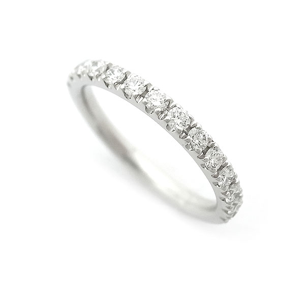 【緑屋質屋】BRILLIANCE＋(ブリリアンス プラス) ダイヤモンド ハーフエタニティ リング 0.34ct Pt950【中古】