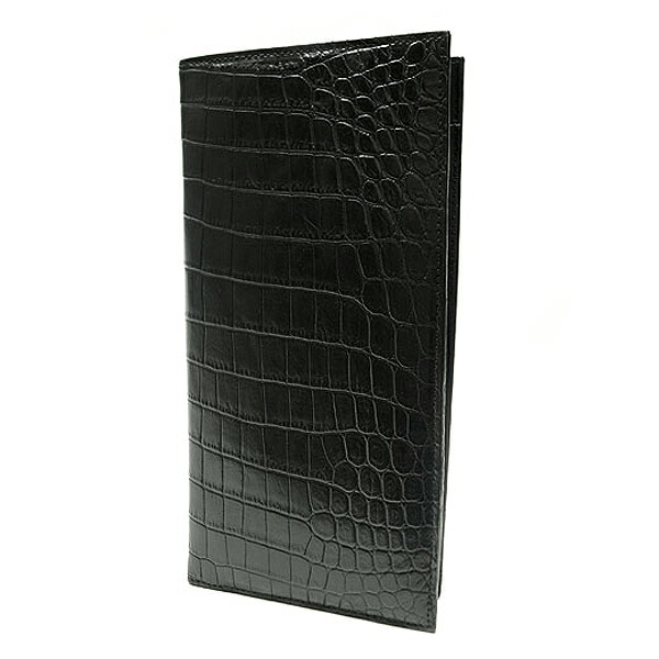 【美品】ボッテガヴェネタ クロコダイル ワニ革 二つ折り財布 メンズ 黒 楽天市場】ボッテガ ヴェネタ 二つ折り財布 札入れ 小銭入れなし