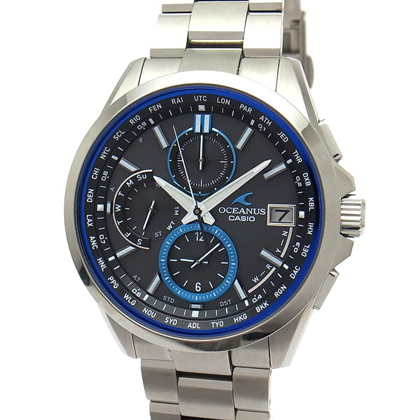 楽天市場】【緑屋質屋】カシオ OCEANUS(オシアナス) OCW-T100TD-1AJF