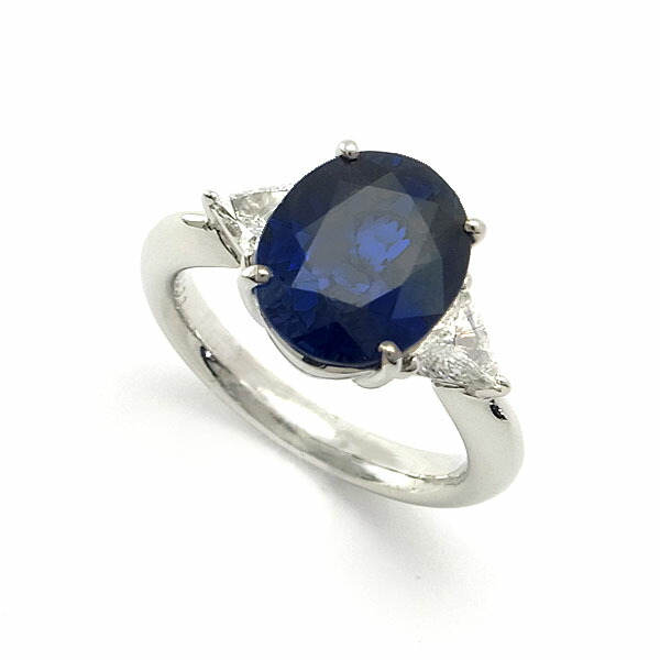 楽天市場】【緑屋質屋】特選ジュエリー サファイア リング 3.42ct