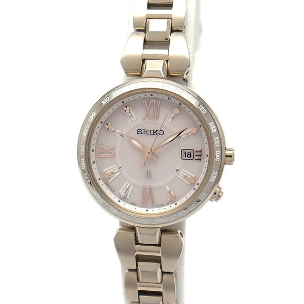 お値引きしました★稼動品•美品★SEIKO LUKIA ルキア　1B22　純正品 動作OK】SEIKO ルキア 1B22-0AZ0 トノー 電波ソーラー - メルカリ