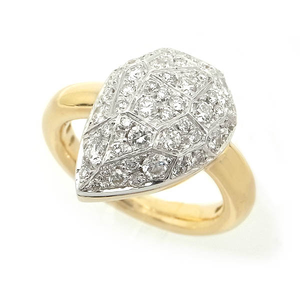 楽天市場】☆8/9 ミキモト ダイヤモンド パヴェリング 0.93ct K18YG