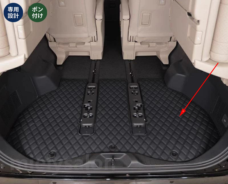送料無料 レクサス・LM300h/LM500h 用 トランクフロアマット トランクマット 防水防汚 1個 6種選択 【mielysalon】｜mielysalon