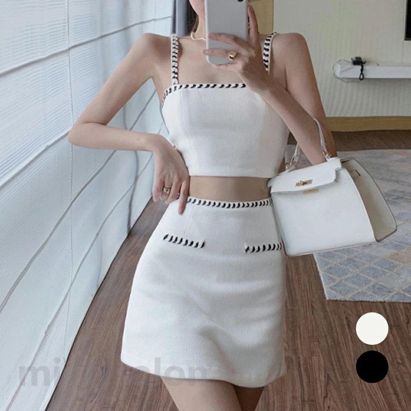 DEA. ブラックキャミソール＆スカートセット S xl90508042_1.jpg