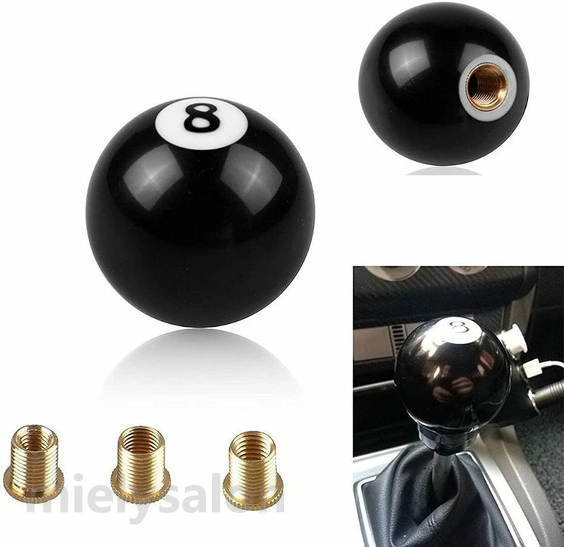 楽天市場】シフトノブ ビリヤード ボール No.8 ブラック 専用