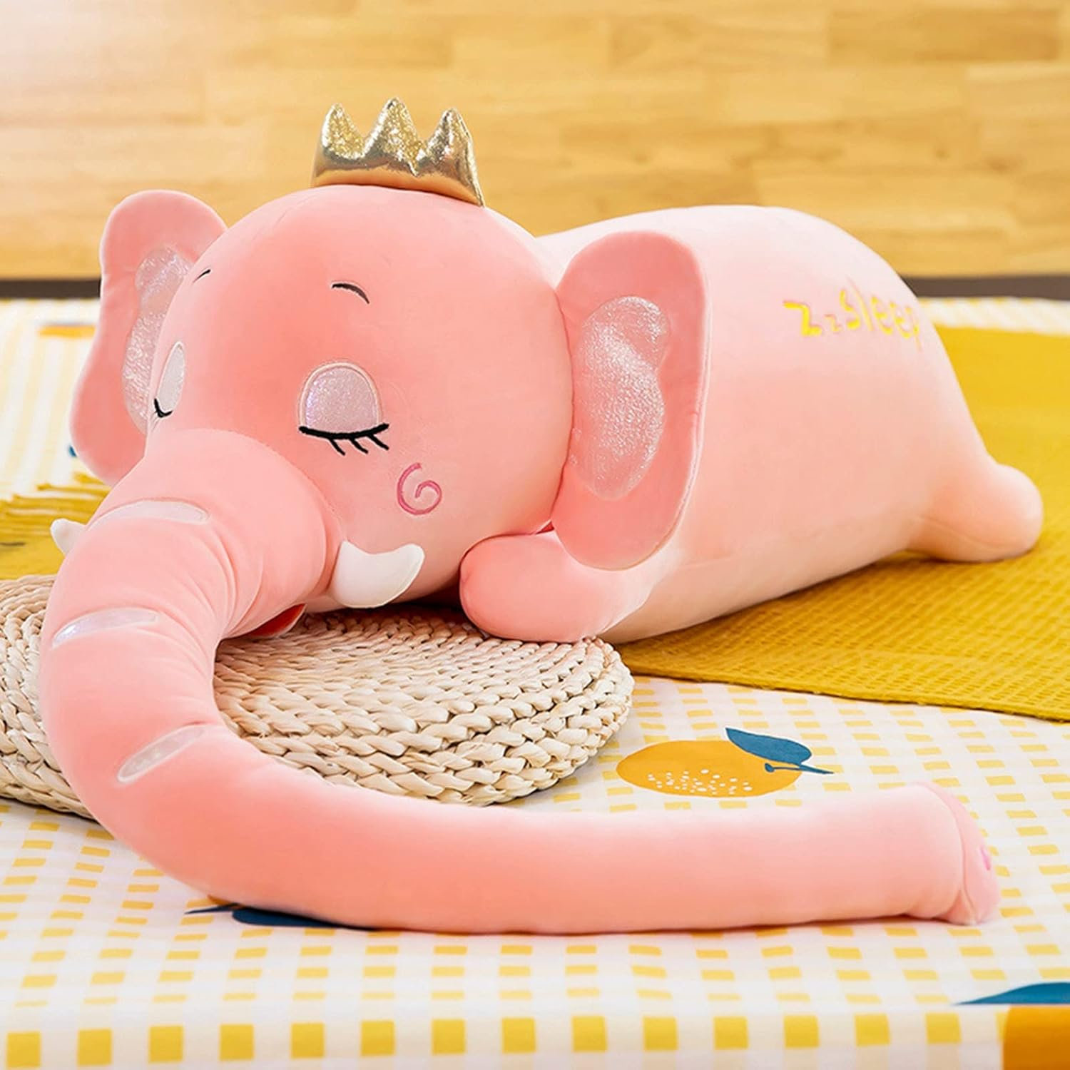 象 ぬいぐるみ 抱き枕 アニマル クッション ふわふわ 縫い包み 象 おもちゃ 動物 象ぬいぐるみcm 添い寝枕 可愛い ロング ピンク プレゼント 枕 彼女に クリスマスギフト やさしい手触