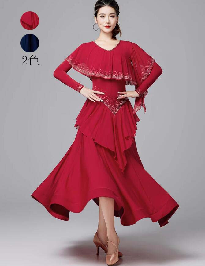 楽天市場】ラテンダンスドレス 社交ダンス衣装 ドレス 高級感 社交