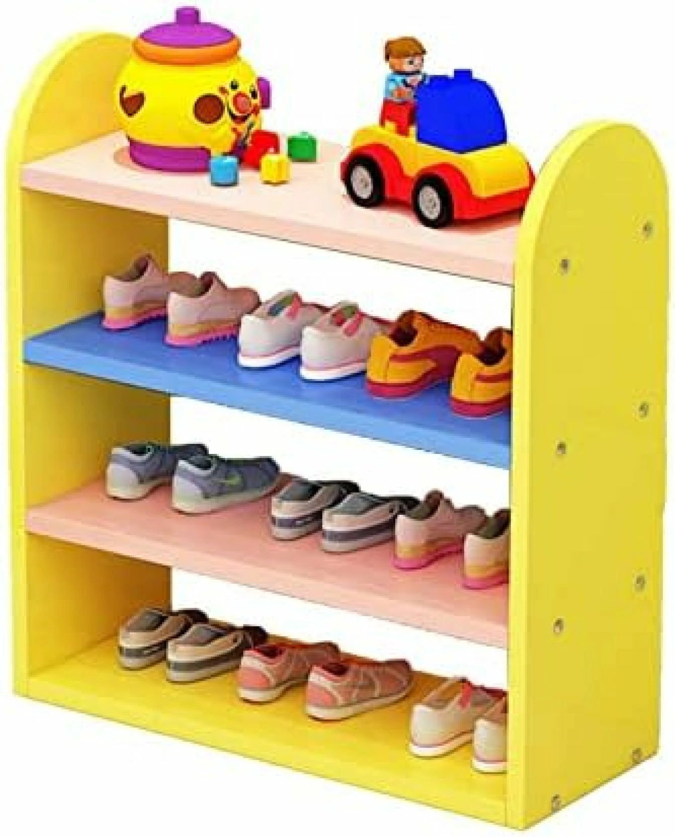 シューズラック靴箱 靴収納 靴箱 下駄箱段 スリッパ棚 玄関ラック 本棚にも おしゃれ 幼稚園 家族 省スペース 棚 収納棚 耐久性 シューズ棚ボックス 玄関収納 据え置き型シューズラック ある靴
