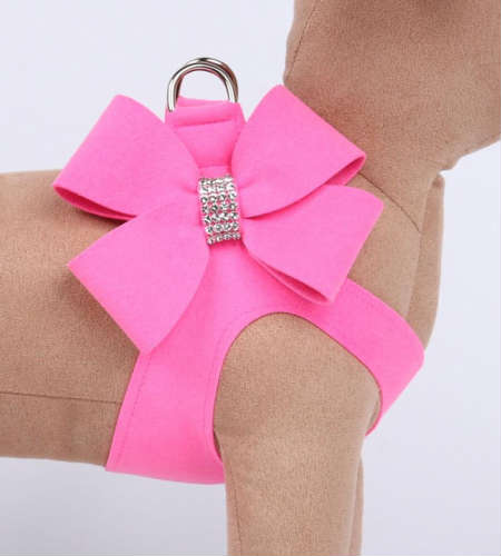 ★Susan Lanci/スーザンランシー★Nouveau Bow　Harness_パーフェクトピンク スワロフスキー付ハーネス