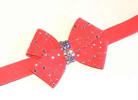 SusanLanci スーザンランシー　犬用スワロフスキ付き首輪　小型犬 楽天市場】☆Susan Lanci☆スーザンランシーNouveau Bow Collar_