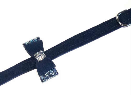 Platinum Crystal Stellar Big Bow Leash