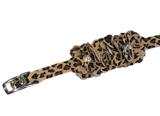 ★Susan Lanci★ スーザンランシー Tinkie's Garden Collar_チータ 犬用スワロフスキ付き首輪 6,726円